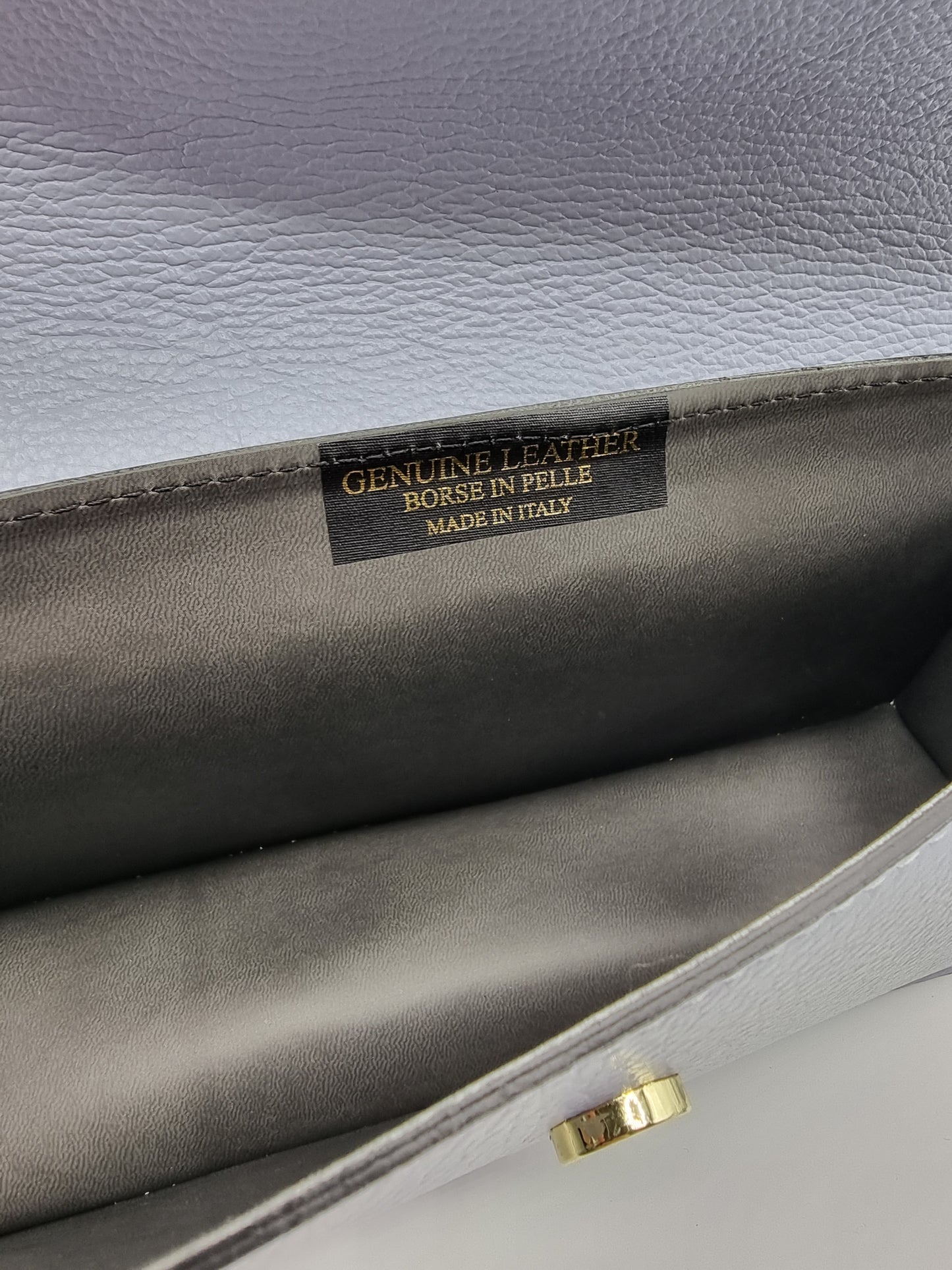 Borsa Mara in vera pelle Azzurro