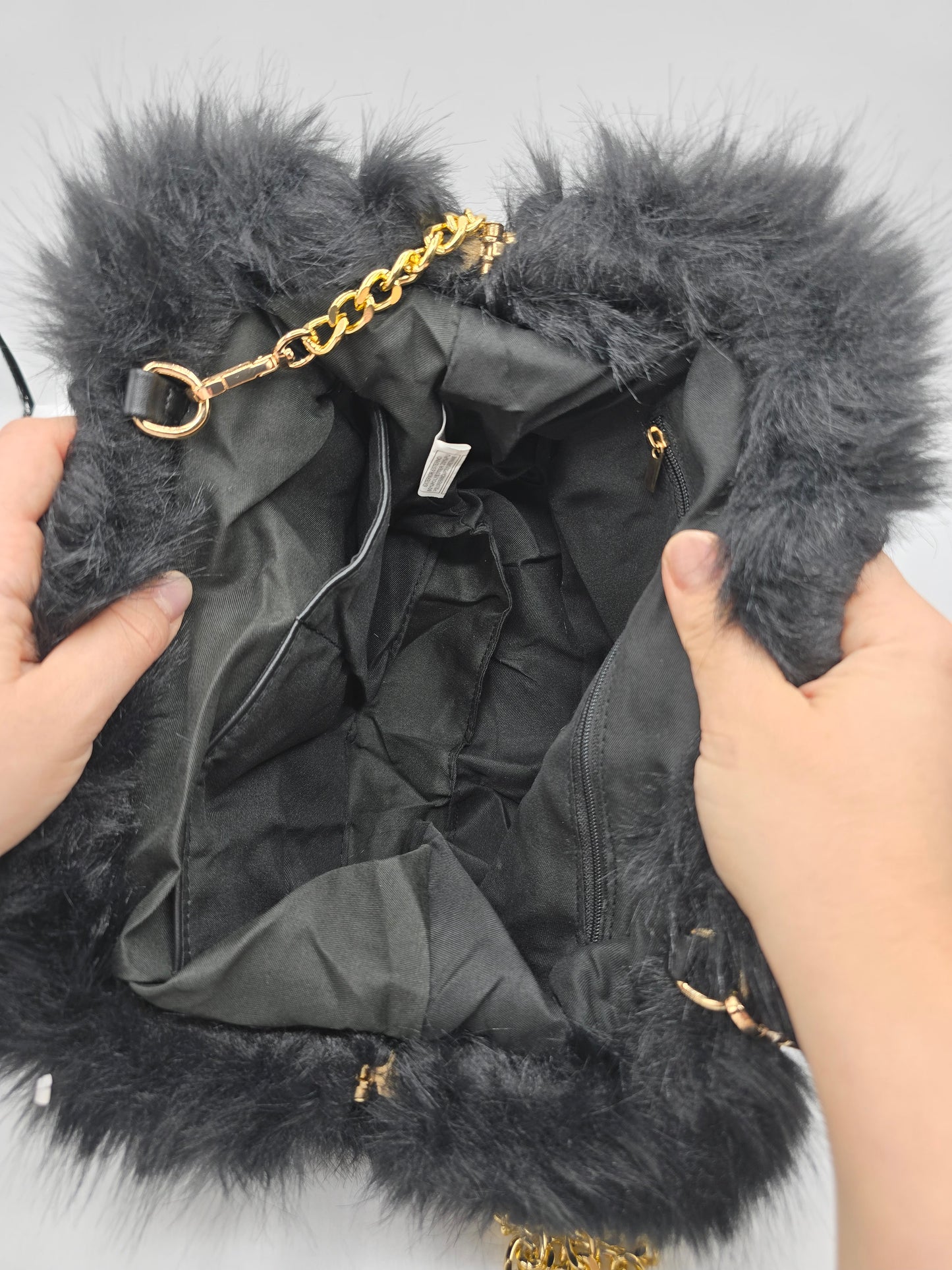 Borsa Pelliccia black