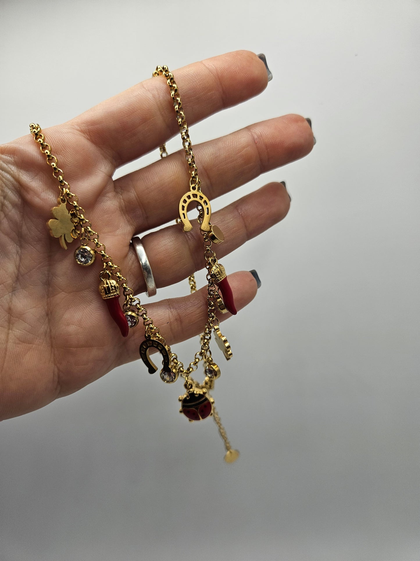 Collana portafortuna Gold