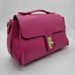 Borsa Chiara in Vera Pelle - Fuxia