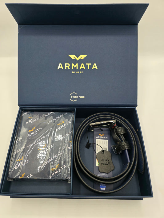 Box Regalo Armata di Mare cintura + portafoglio