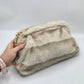 Borsa Pelliccia beige